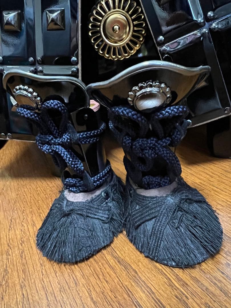 五月人形　いぶし銀昇龍鎧飾り　大和