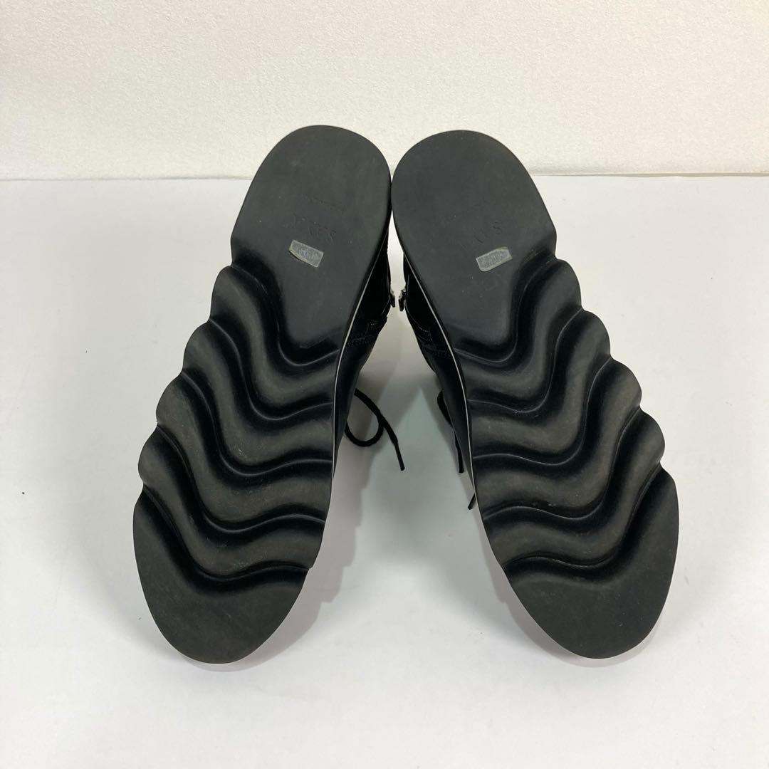 美品　サヤ SAYA レースアップ　ショートブーツ サイドジップ　日本製