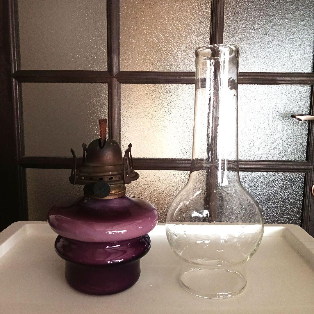 アンティーク　オイルランプ