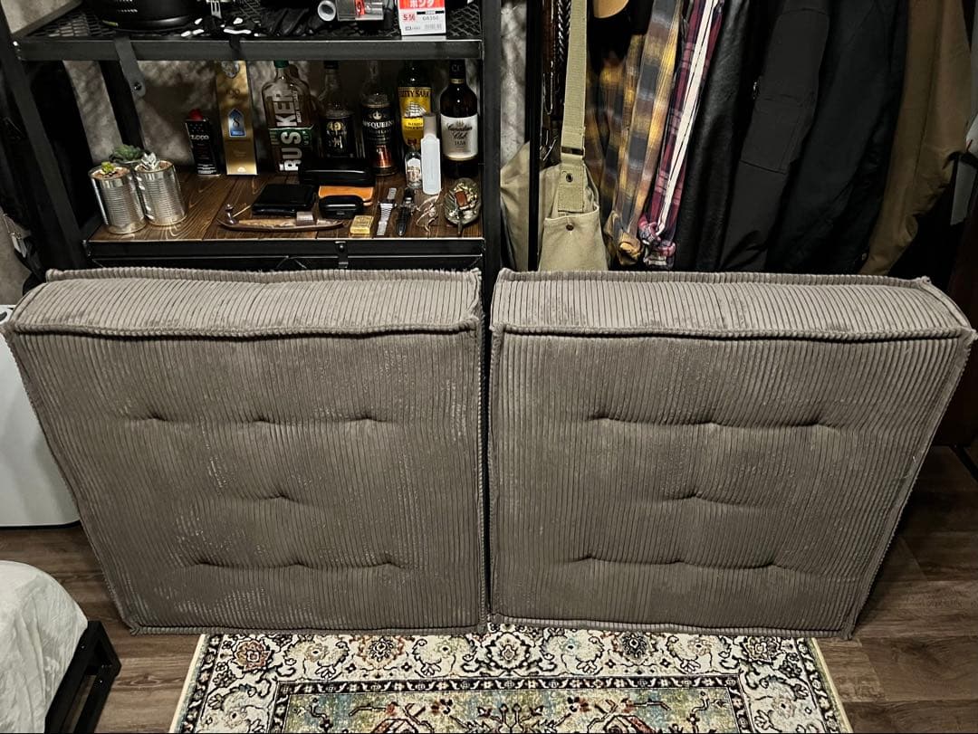 Norris ノリス システムフロアソファ 2点セット アンバーブラウン 新品