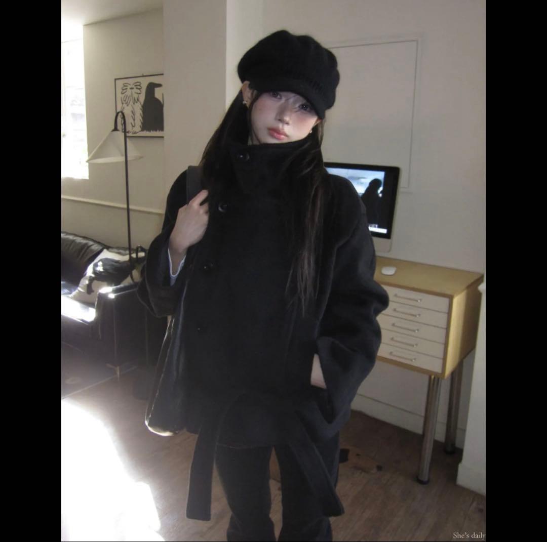 【MODIMOOD】Half Ribbon Double Coat 2oz
