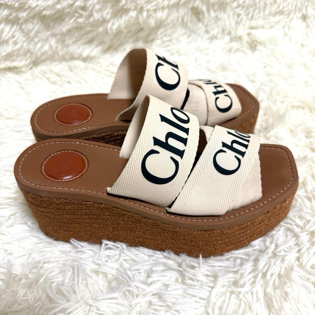 マンゴー様✨ クロエ ウェッジ エスパドリーユ 厚底レディース 24cm相当