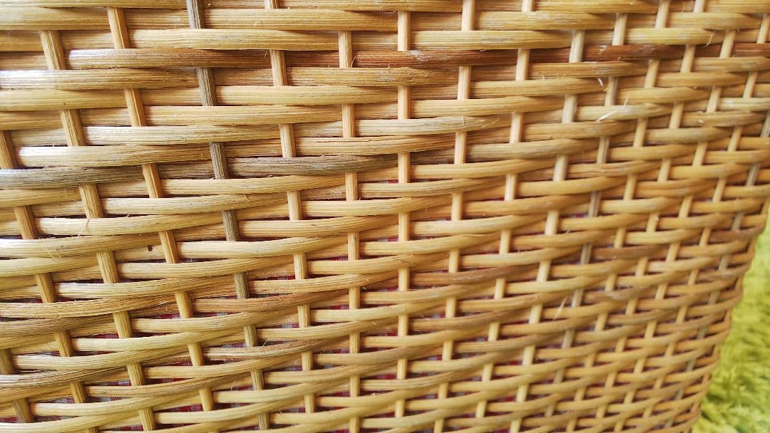 ヴィンテージ　希少 トランクケース バスケット トランク かご編み レトロ