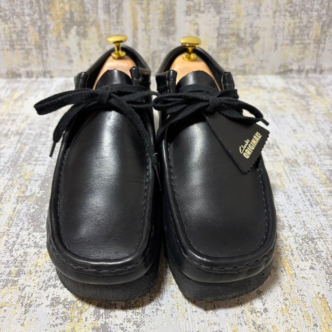 ★美品★クラークス Clarks ワラビー レザー【24.5】ブラック