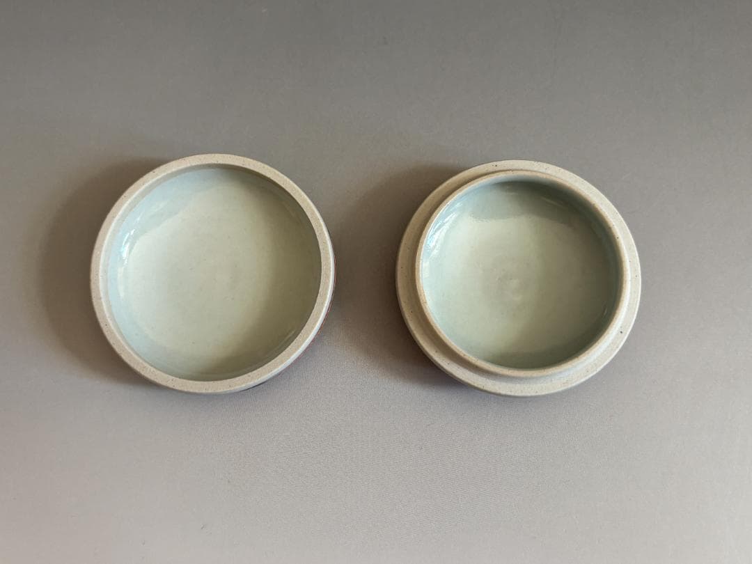 16代永楽善五郎　即全　赤絵花丸香合　而妙斎書付　茶道具　表千家