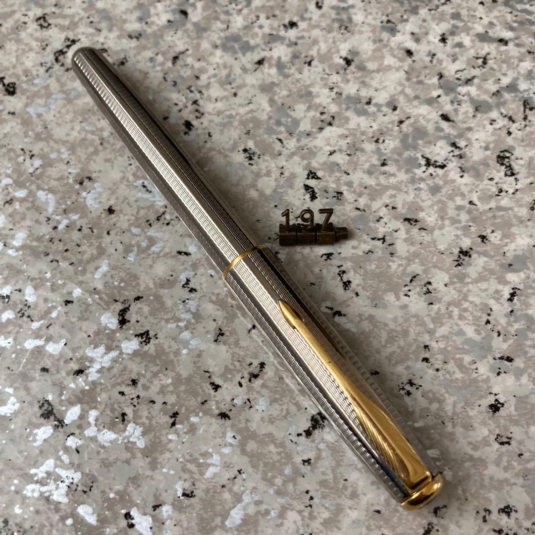 #197 オーバーホール済み 万年筆 パーカー SONNET ソネット 18k