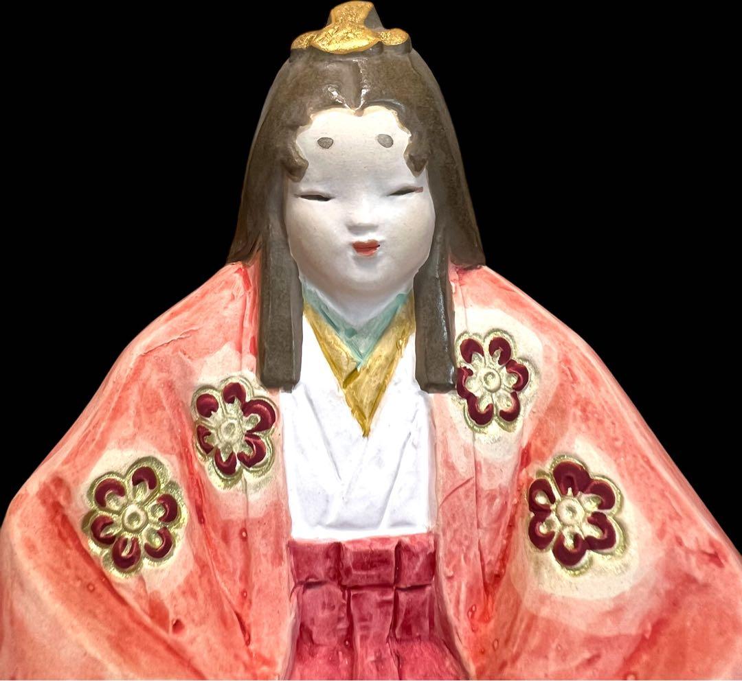 【22時間限定SALE】北岡秀雄作 「雛人形 雅」 陶芸 ／早い者勝ち／在庫処分