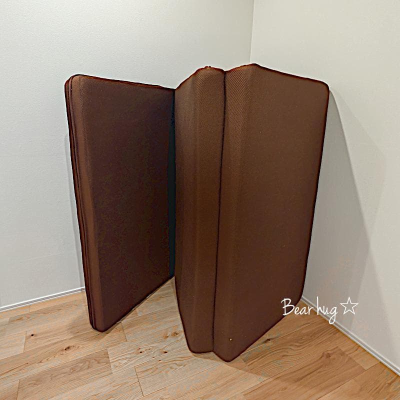 セミダブル マットレス 10cm ウレタン ブラウン 高反発