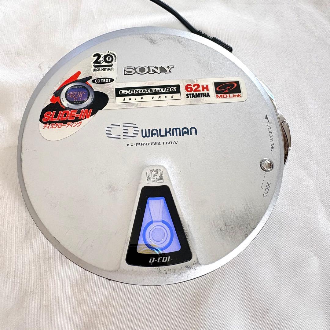 【ジャンク】SONY CD WALKMAN D-E01 スロットイン