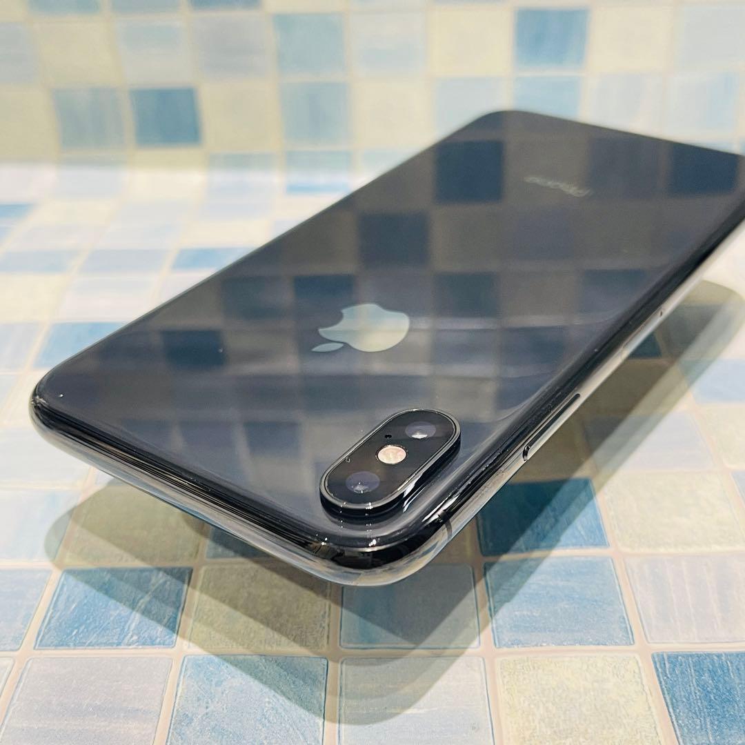 SIMフリー iPhoneX 256GB スペースグレイ バッテリー新品