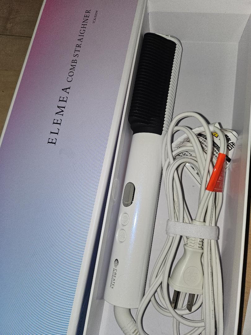 ELEMEA COMB STRAIGHTENER ホワイト