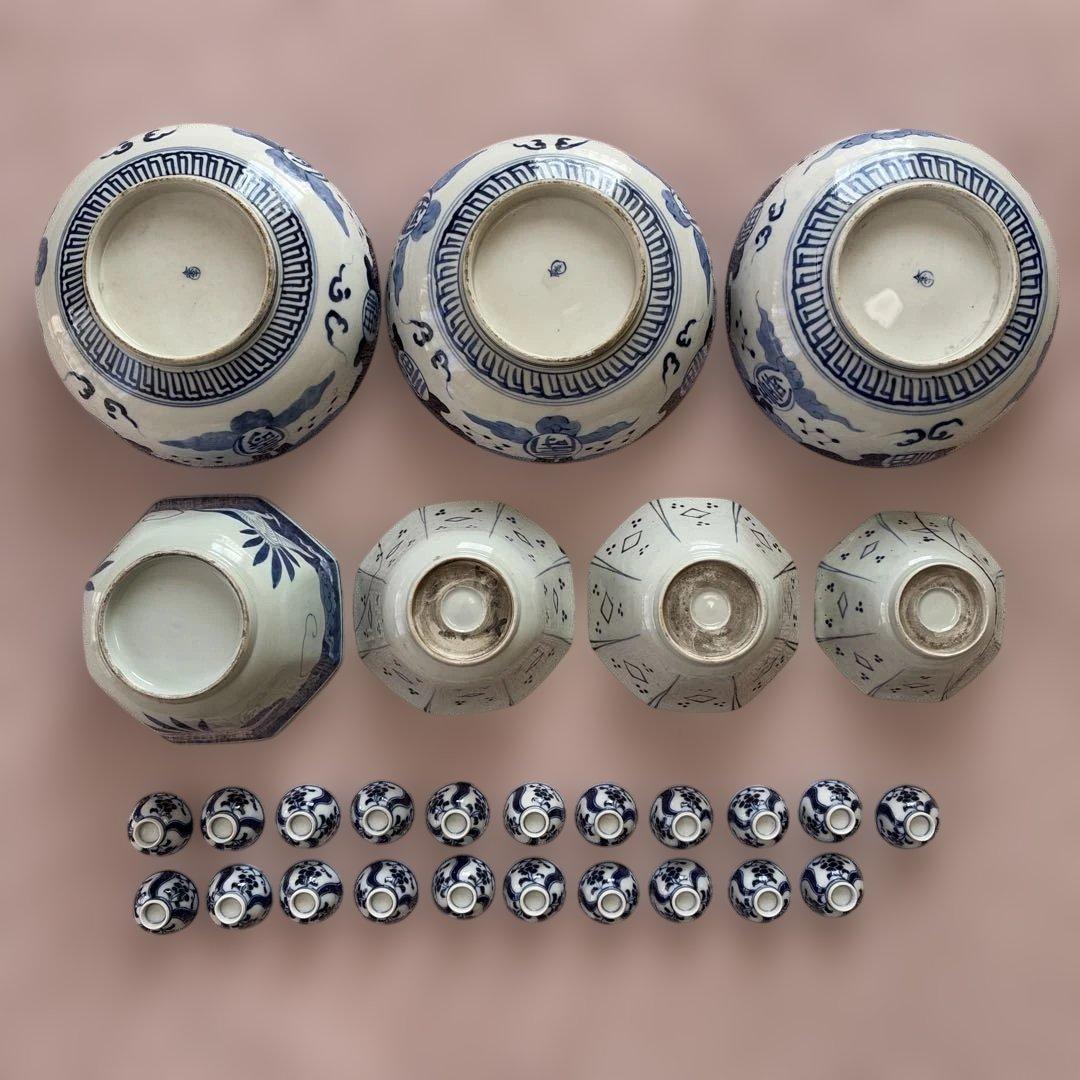 古道具　骨董品　和食器　大鉢　中鉢　小鉢　おちょこ