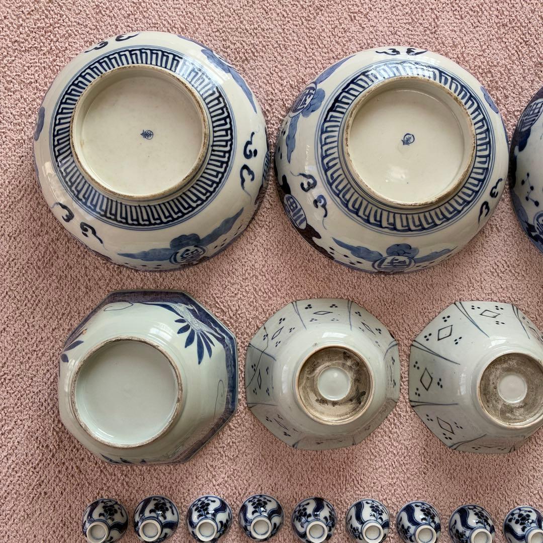 古道具　骨董品　和食器　大鉢　中鉢　小鉢　おちょこ