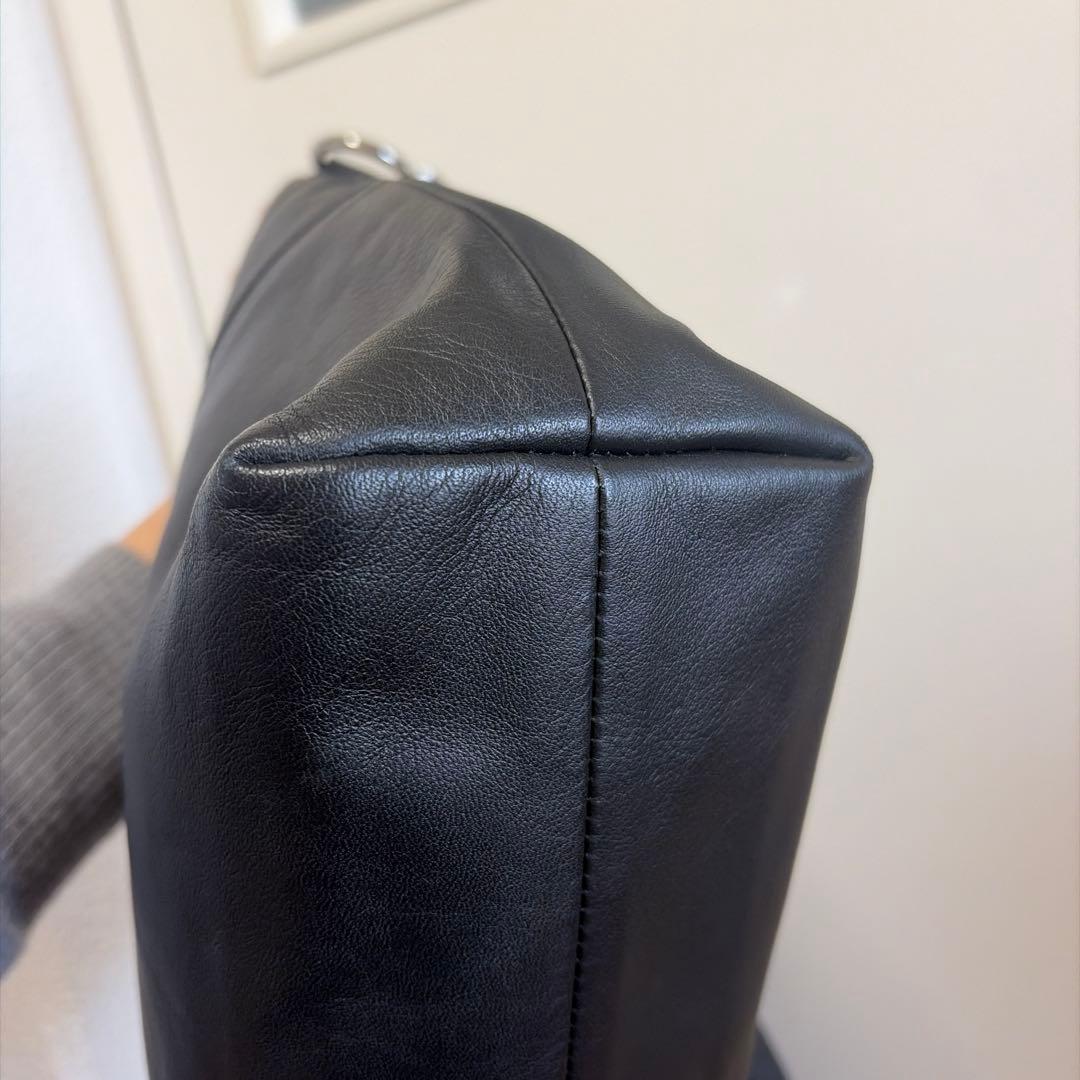 【美品】SALON DE ALFURD レザー　ショルダーバッグ　2way 黒