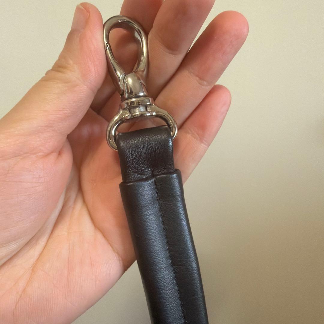 【美品】SALON DE ALFURD レザー　ショルダーバッグ　2way 黒