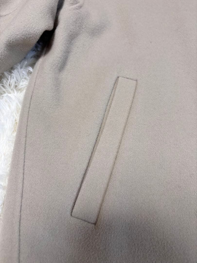 美品SLOBE IENA HAMILTON ダブルフェイスウールショートコート