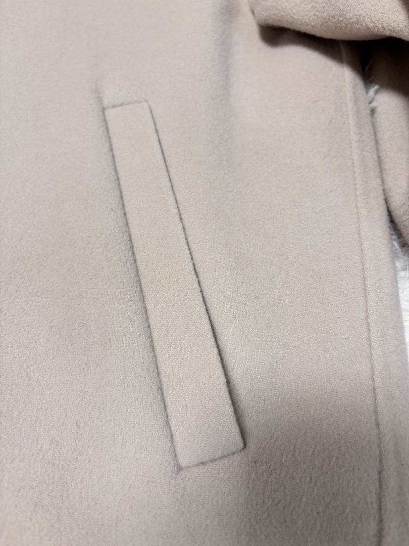 美品SLOBE IENA HAMILTON ダブルフェイスウールショートコート