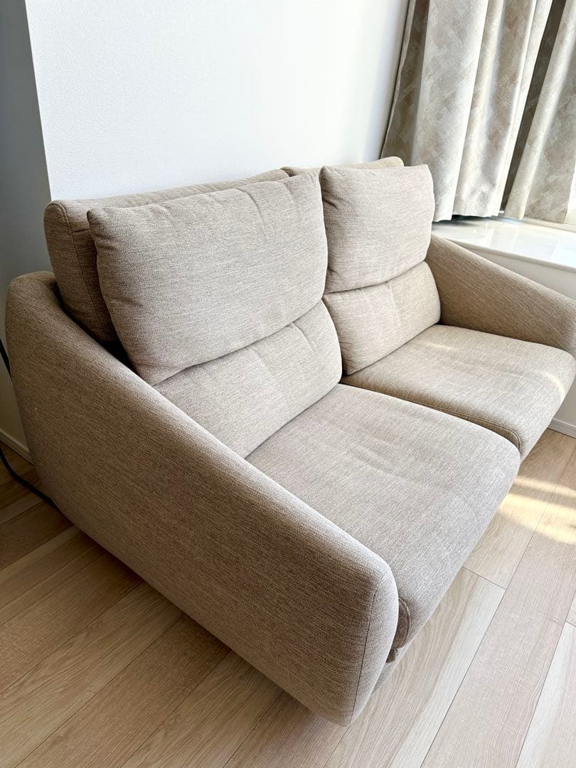 ニトリ2-3人掛けソファ ライトグレー　2022年初前後購入