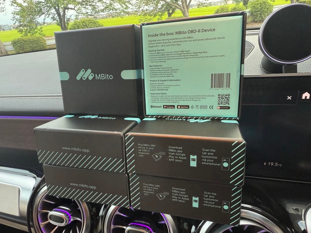 メ*ィ様 MBito OBD-IIデバイス【新品未使用品】診断機