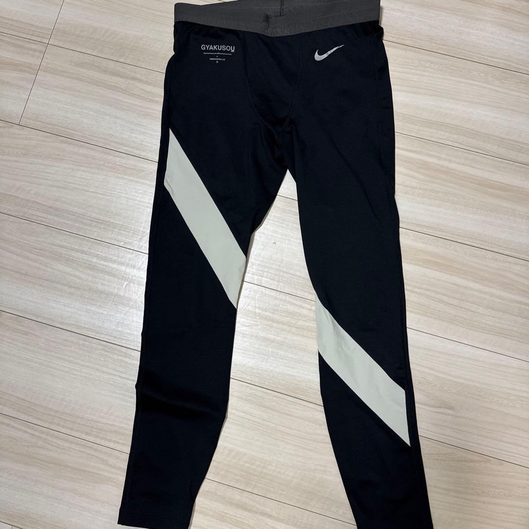 Nike GYAKUSOU ブラック ランニングタイツ