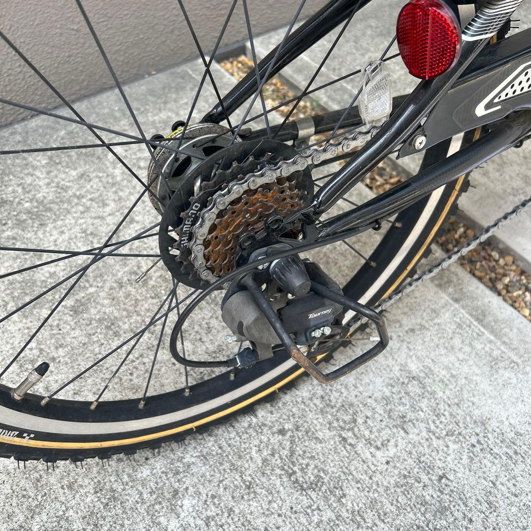 ブリヂストン クロスファイヤージュニア 22インチ シルバー&ブラック 自転車