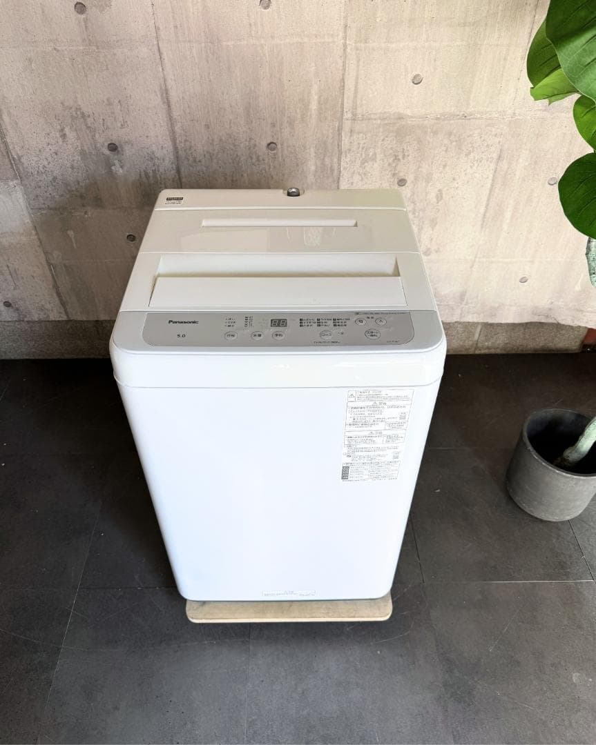 設置まで✨ Panasonic 一人暮らし用洗濯機 5kg✨ 2023年製⭕️
