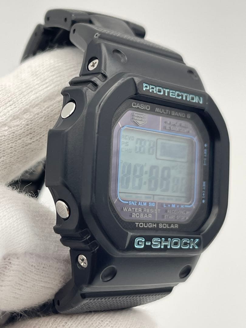 美品 G-SHOCK GW-M5610BA Dバックル ブルー 水色CASIO