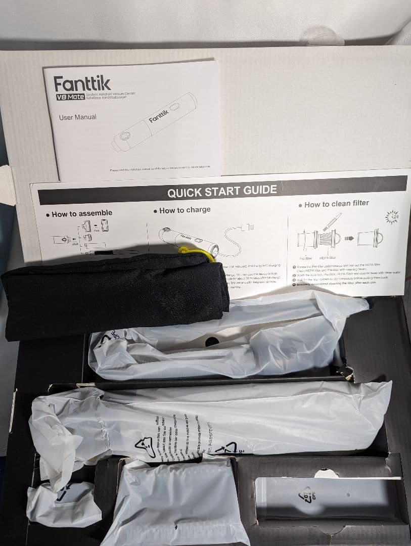 Fanttik Slim V8 Apex ハンディクリーナー 車用掃除機