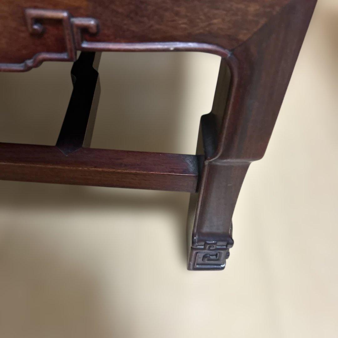 ②希少✨中国美術 唐木家具 アームチェア 椅子 無垢材 民藝 最高級