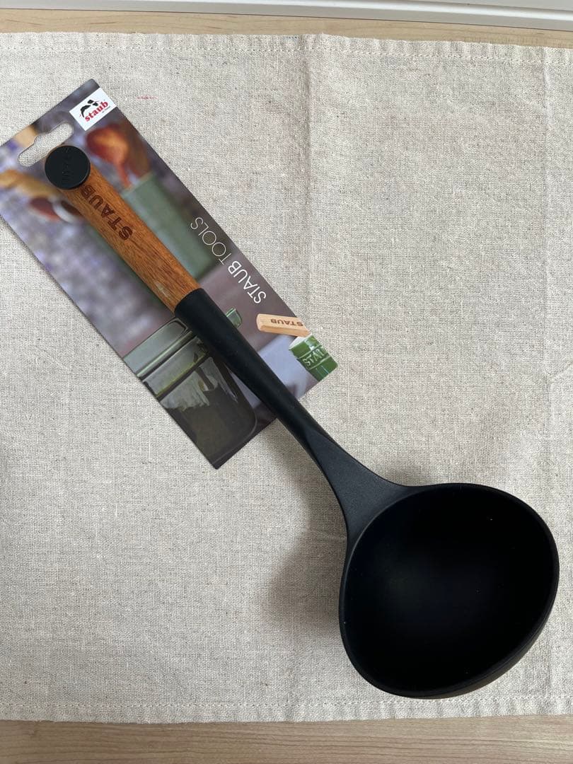 【新品未使用／Staub】ピコ・ココット 18 cm グレー レードル3点セット