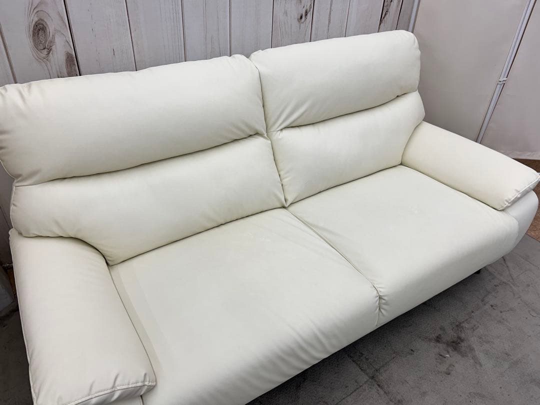 ニトリ⭐︎Nシールド　3人掛けソファ　アイボリー