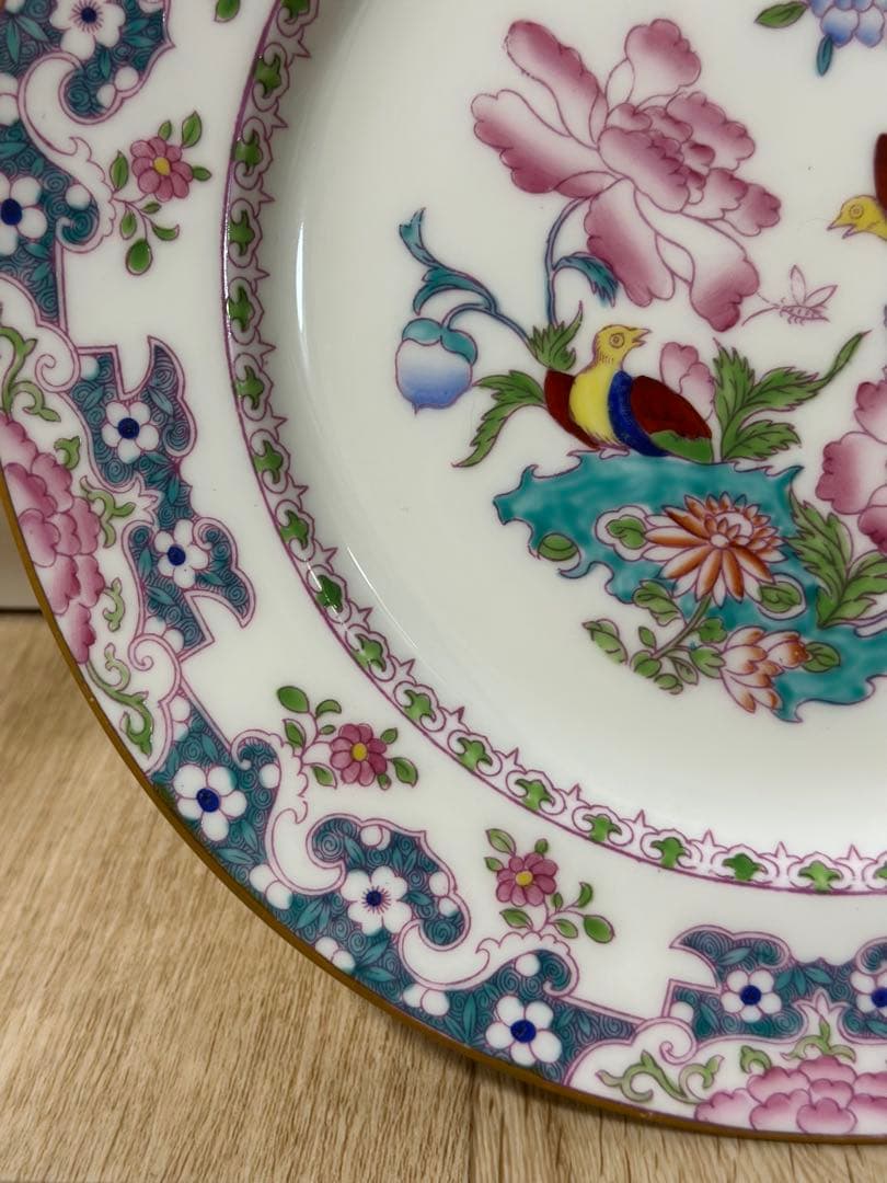 希少　W.Hプラマー　ミントン　チャイニーズツリー　鳥と花　アンティーク