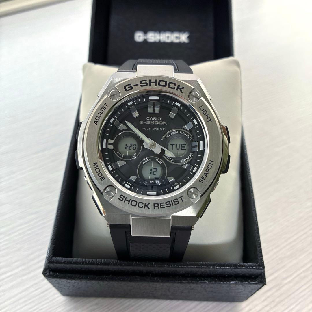 【美品】G-SHOCK G-STEEL 電波ソーラー GST-W310-1AJF