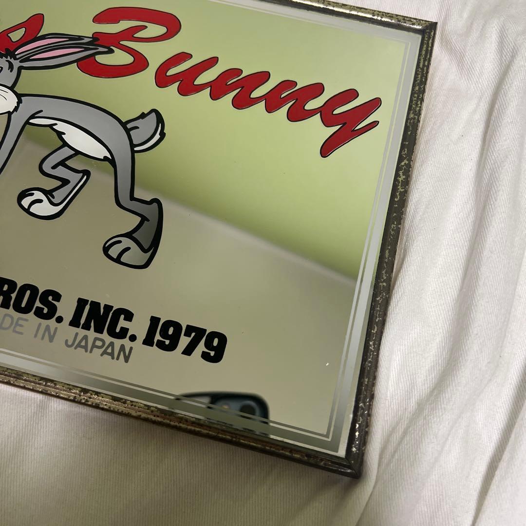 【レア・希少】ルーニーチューンズ バックスバニー パブミラー　壁掛け鏡