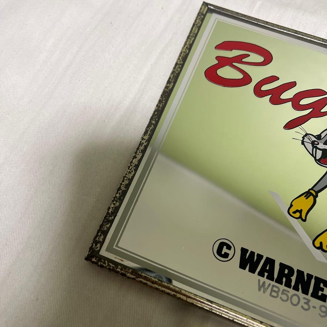 【レア・希少】ルーニーチューンズ バックスバニー パブミラー　壁掛け鏡