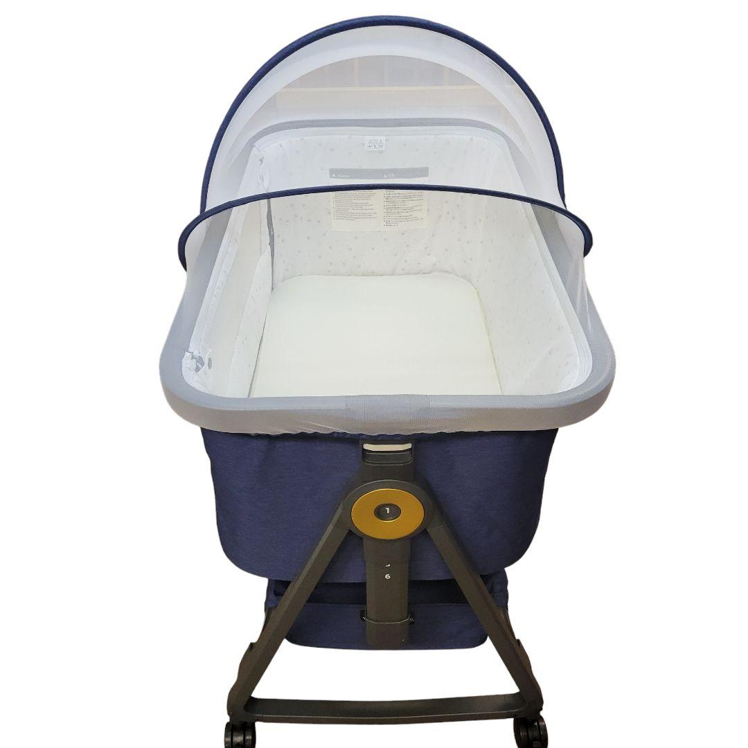 ❤美品✨HZDMJ✨ベビーベッド✨高さ調節可能✨折り畳み✨蚊帳つき✨専用ケース