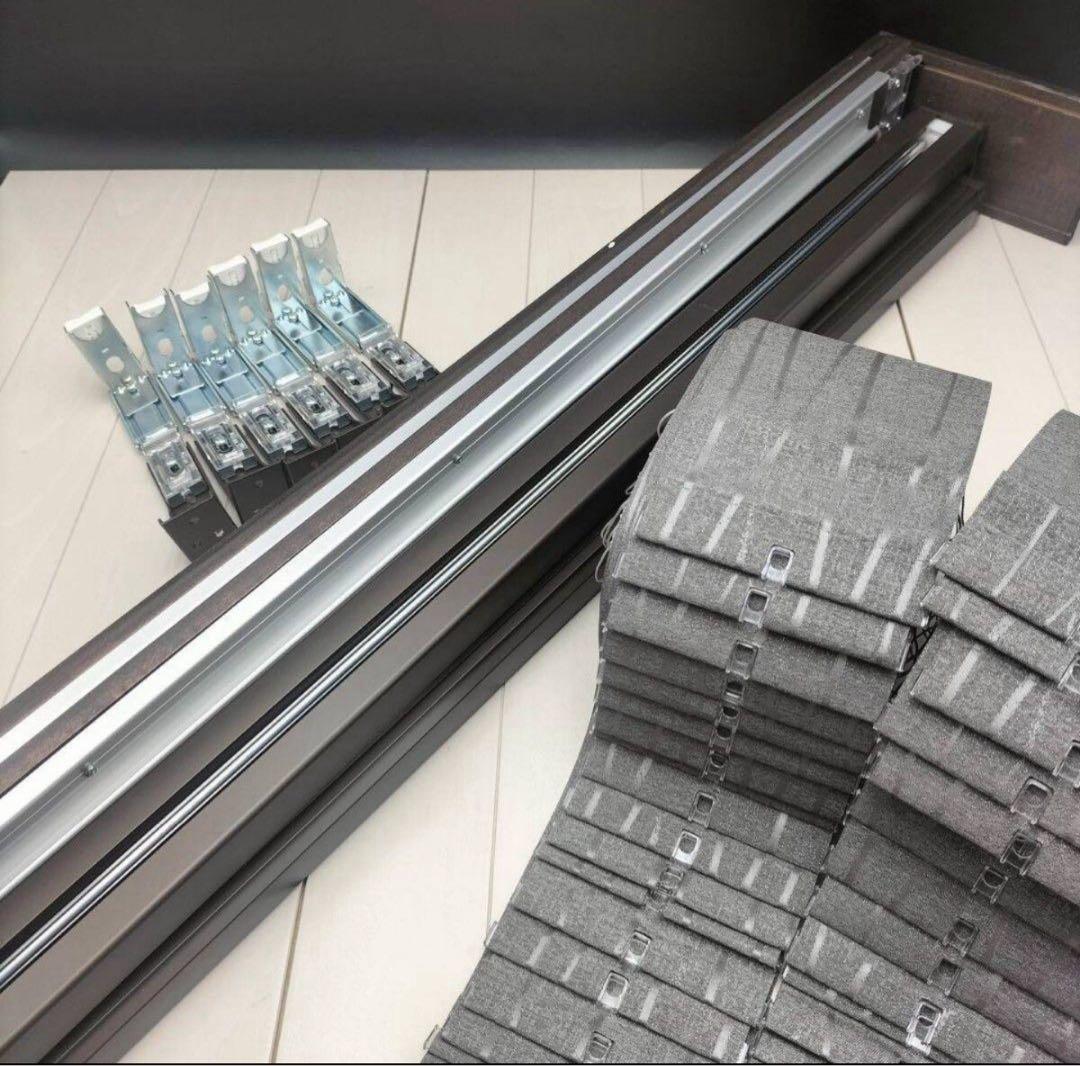 ◆ 展示品◆バーチカルブラインド◆タチカワ◆W3300×H2020mm ◆グレー