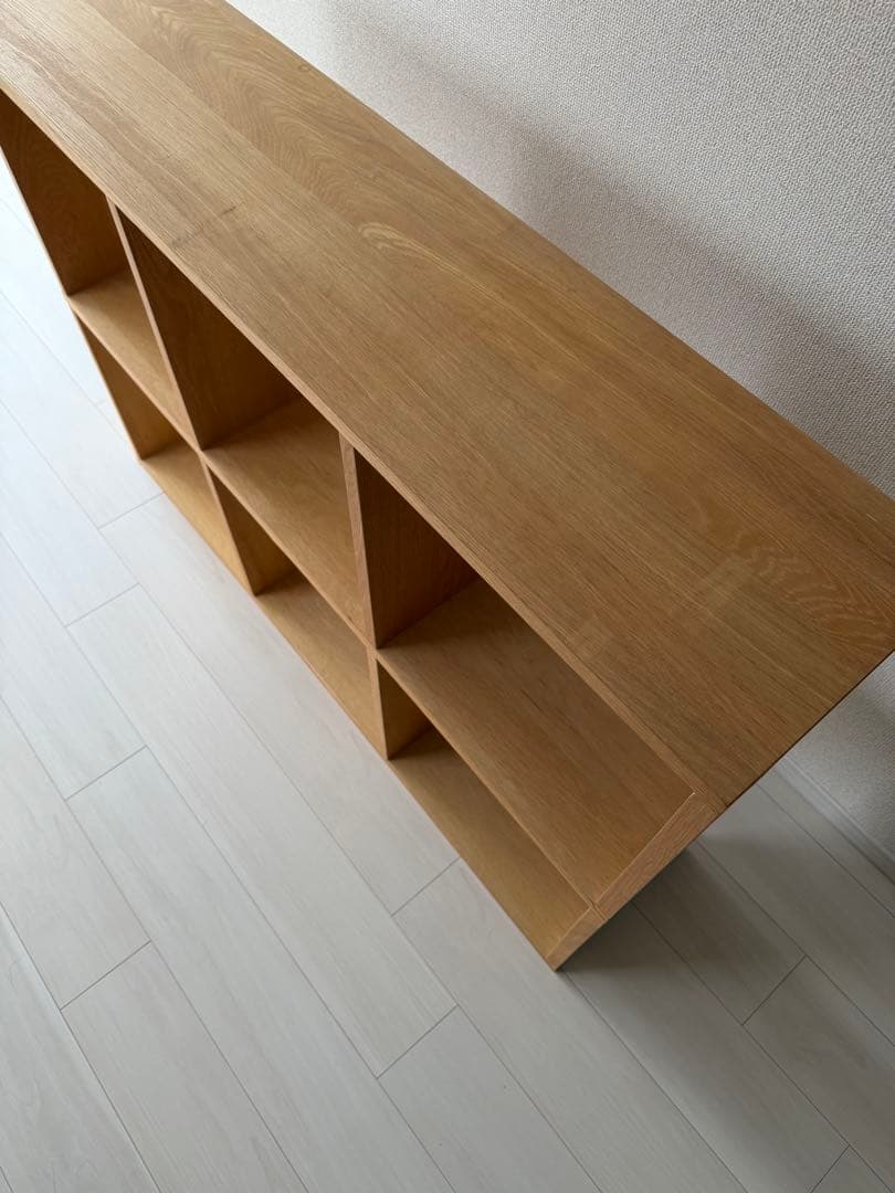 無印良品 スタッキングシェルフセット・3段・オーク材