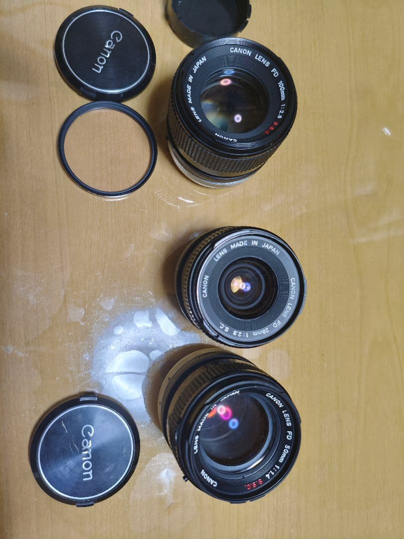 CANON　FD レンズ　単焦点セット
