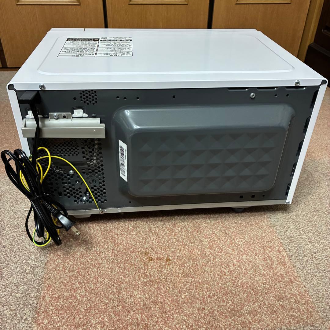 TOSHIBA(東芝) 電子レンジ 17L 縦開き 単機能 フラットテーブル