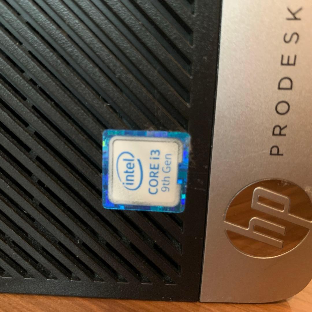 HP Prodesk 400 G6 第9世代i3 メモリ8GB HDD2TB