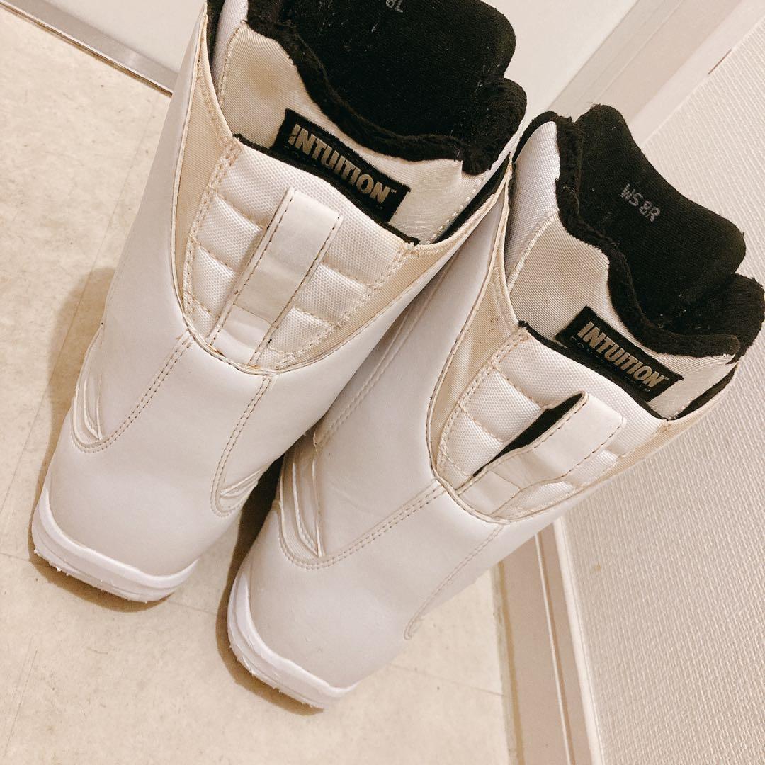 K2スノーボードブーツ 女性25cm ホワイト　BOA