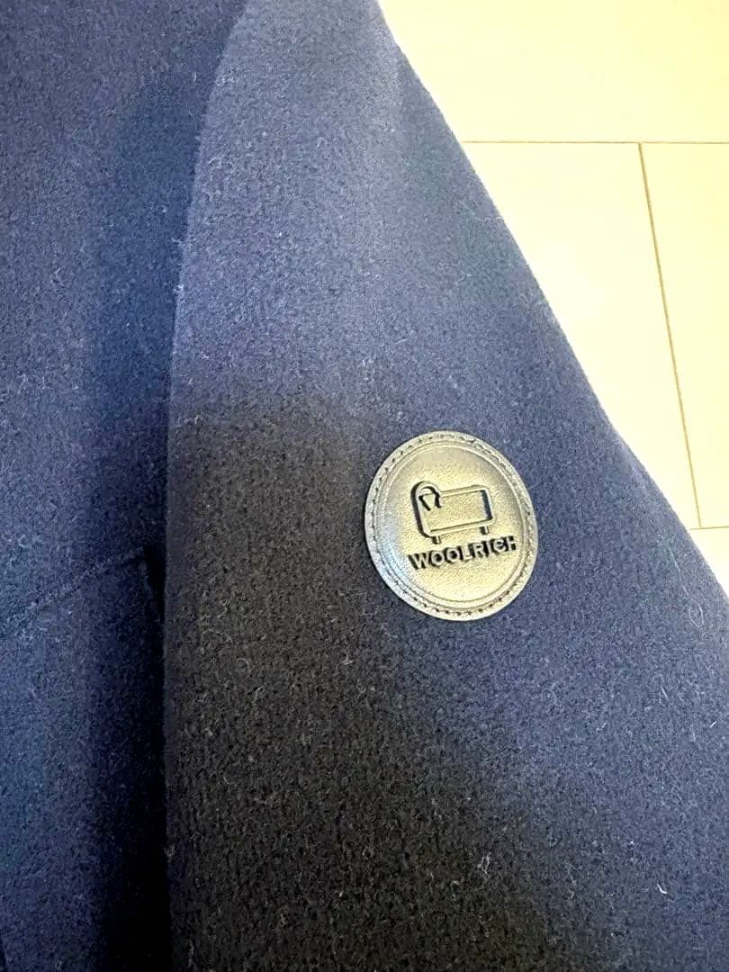 woolrich なかわたダウン90% メンズ　M クロとネイビーの間