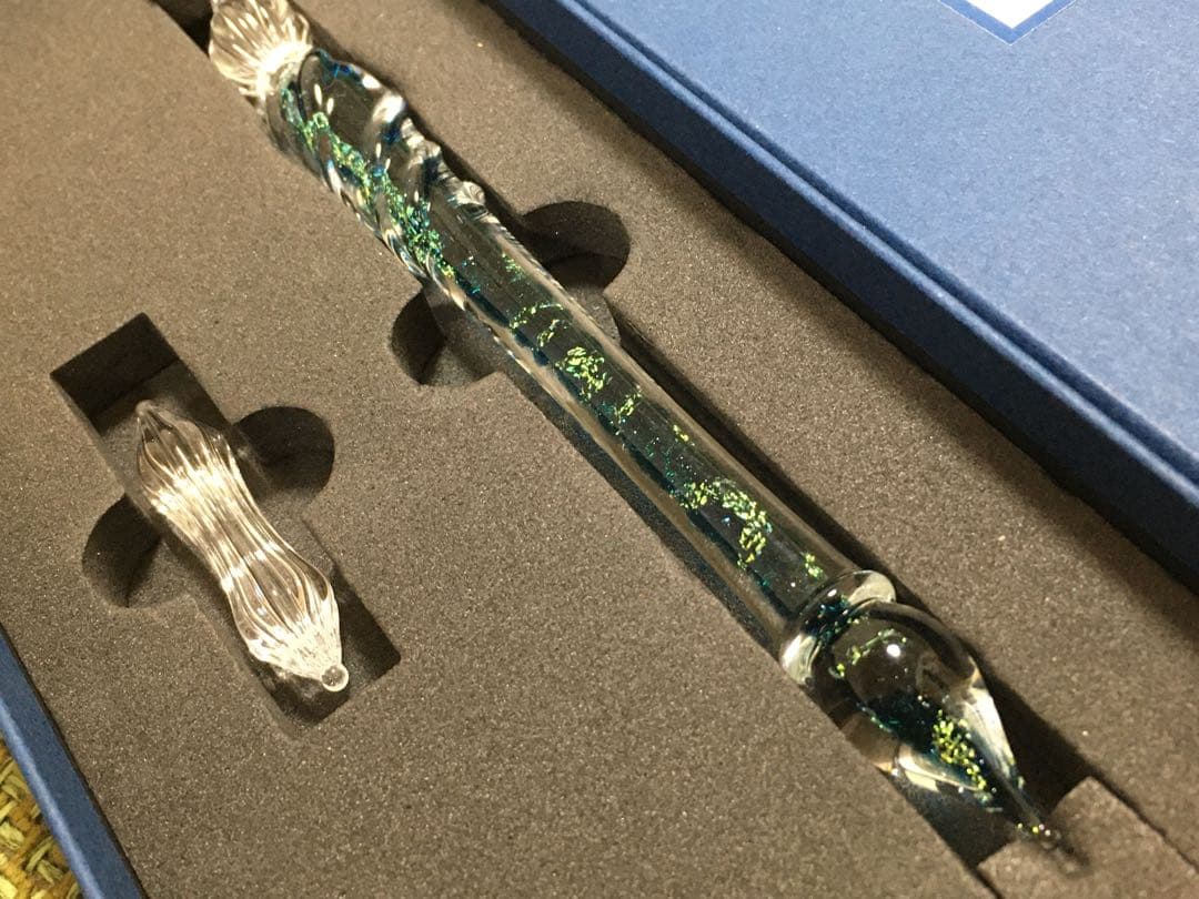 ガラスペン　銀河鉄道の夜　ガラス工房LUC