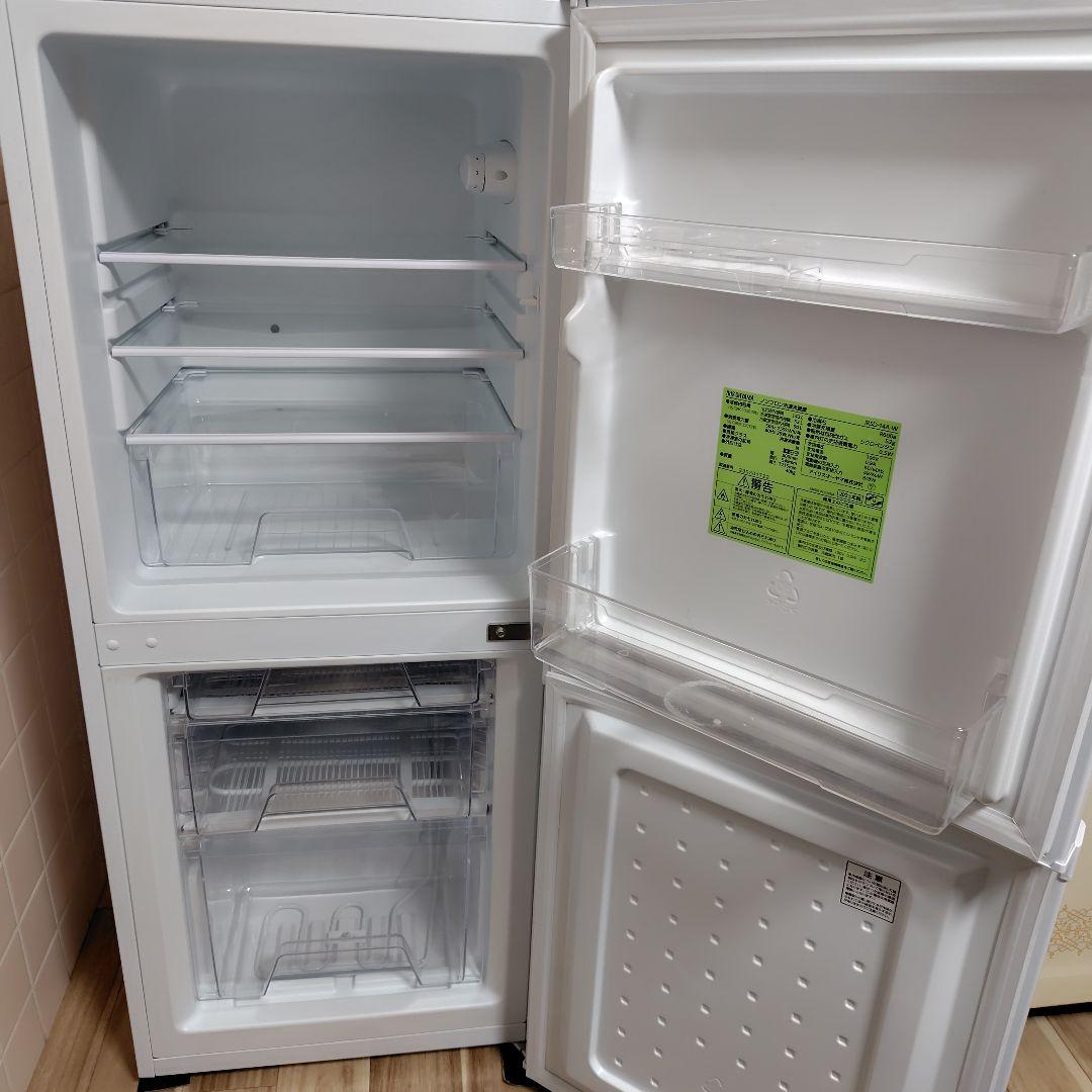 【徳島市内直接渡】IRIS OHYAMA　冷蔵庫 RSD-14A 23年製