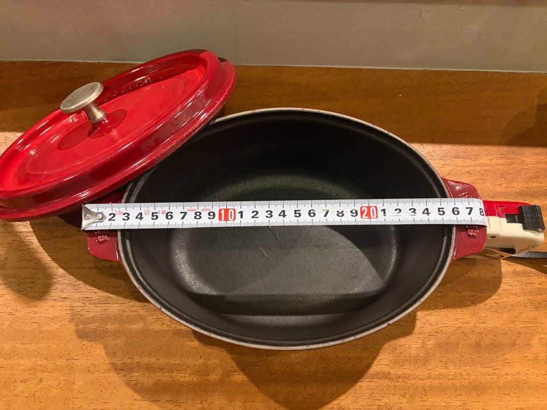 STAUB ココット・オーバル　23cm 赤　ストウブ鍋　正規品