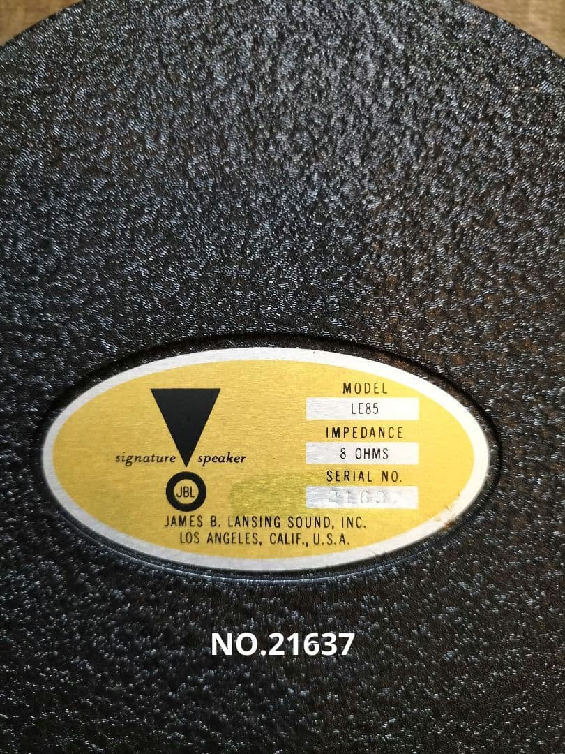 JBL LE85　ペア　アルニコマグネット　ドライバーユニット
