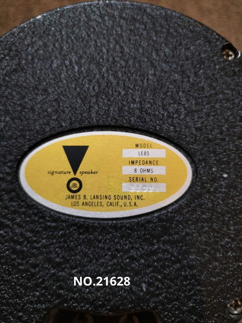 JBL LE85　ペア　アルニコマグネット　ドライバーユニット