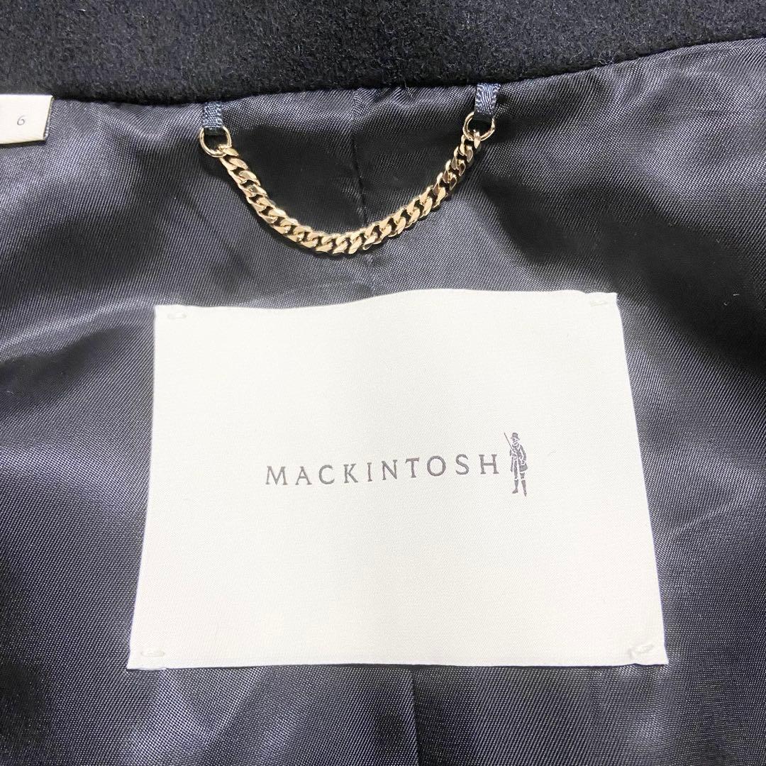 マッキントッシュ　ニューハンビーフード　ウールメルトンコート　ブラック　6