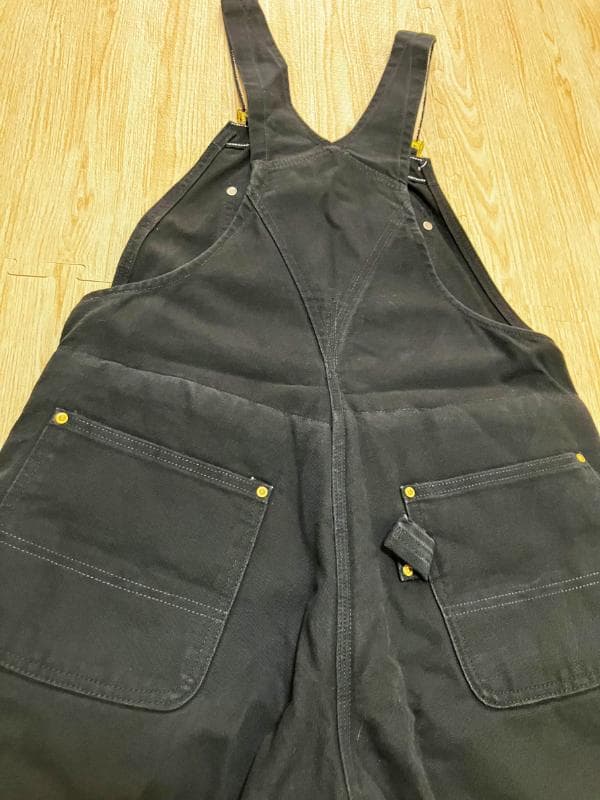 Carhartt R03 Black 34×30　カーハート　オーバーオール